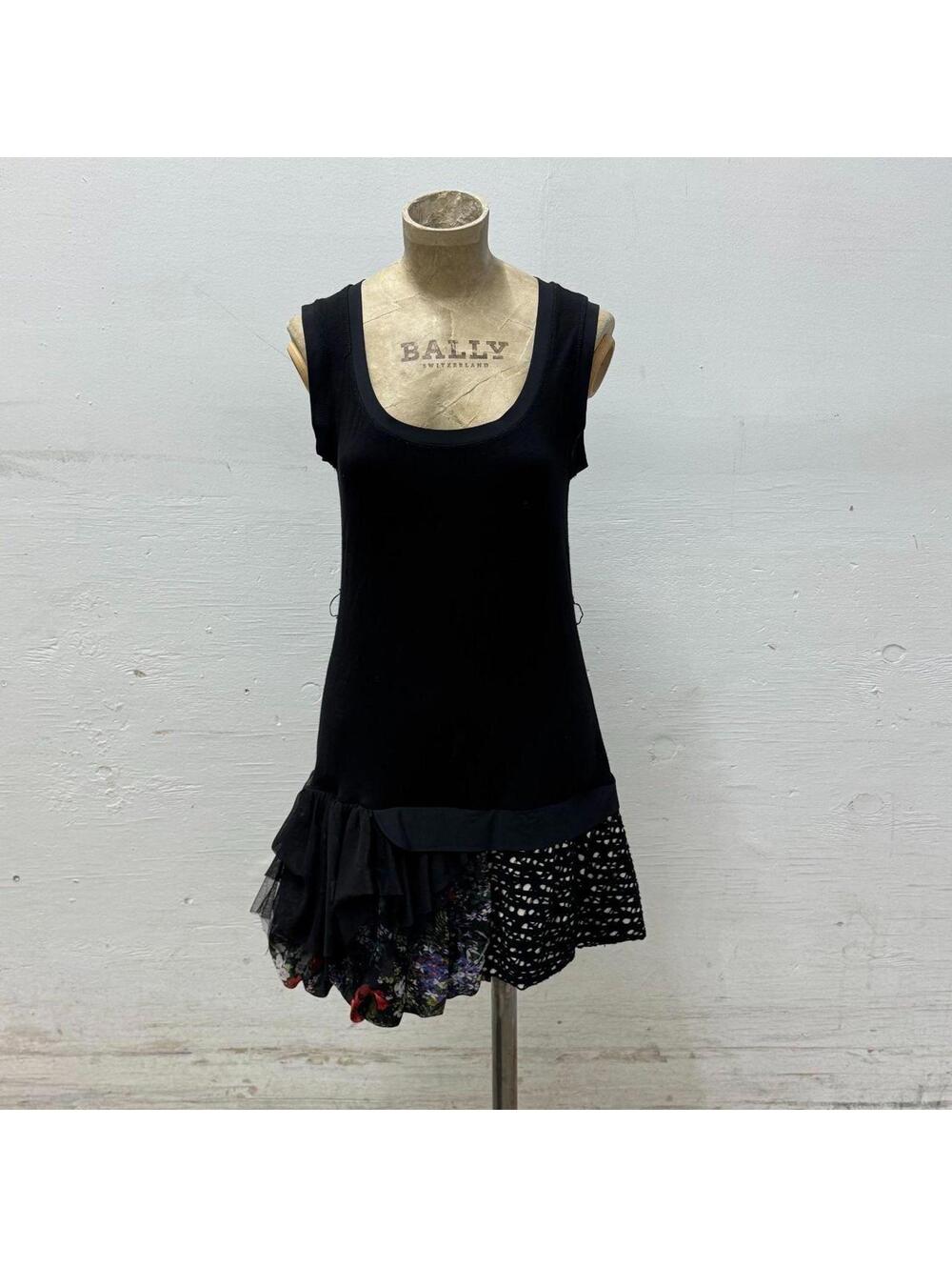Vintage La Mode Est À Vous Avant-Garde Drop Waist Mini Dress